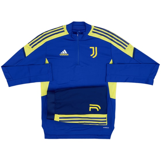 2021-22 Juventus adidas 1/4 Zip Tracksuit - 10/10 - (S)