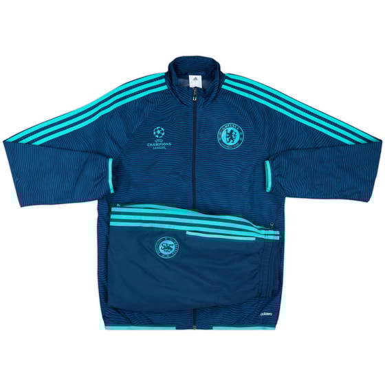 2015-16 Chelsea adidas CL Tracksuit - 9/10 - (S)
