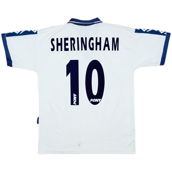 1995-97 Tottenham Home Shirt Sheringham #10 - 7/10 - (M)
