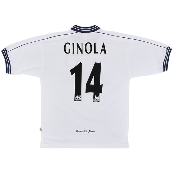 1997-99 Tottenham Home Shirt Ginola #14 - 8/10 - (M)