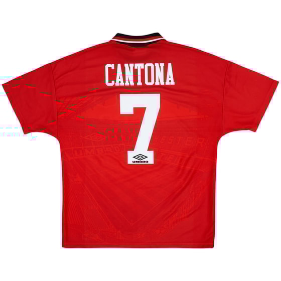 1994-96 Manchester United Home Shirt Cantona #7 - 10/10 - (L)