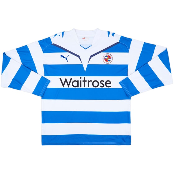 2009-10 Reading Home L/S Shirt - 9/10 - (L)