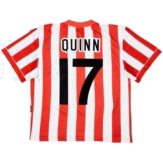 1996-97 Sunderland Home Shirt Quinn #17 - 8/10 - (M)