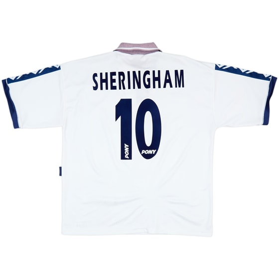1995-97 Tottenham Home Shirt Sheringham #10 - 6/10 - (XL)