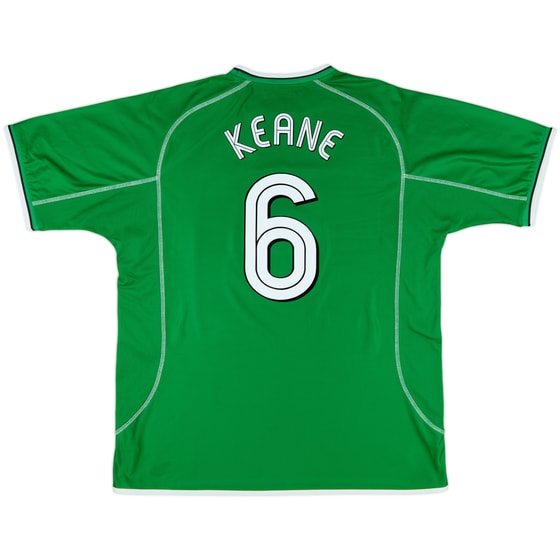 2001-03 Ireland 'World Cup 2002' Home Shirt Keane #6 - 8/10 - (XXL)