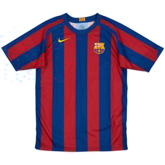 2005-06 Barcelona Basic Home Shirt - 10/10 - (XL.Boys)