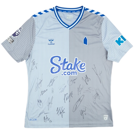 2023-24 Everton Match Issue Squad Signed Third Shirt Andre Gomes #21