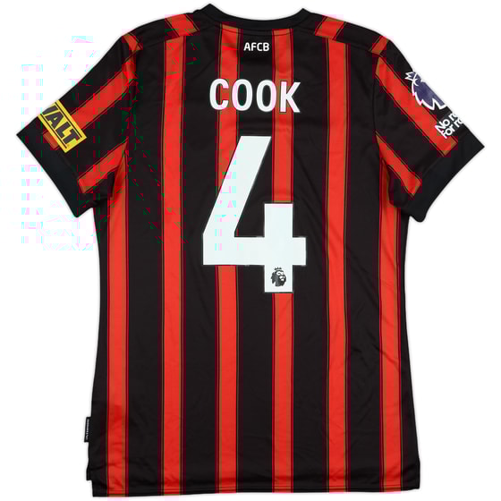 2023-24 Bournemouth Match Issue Home Shirt Cook #4