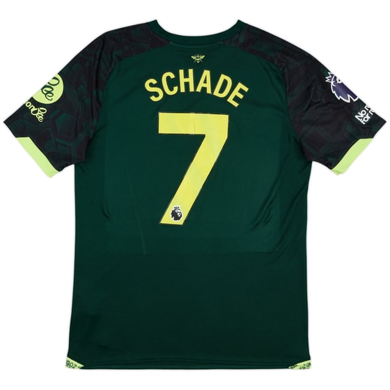 2024-25 Brentford Match Issue Third Shirt Schade #7
