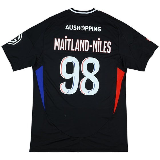 2024-25 Lyon Match Issue Away Shirt Maitland-Niles #98