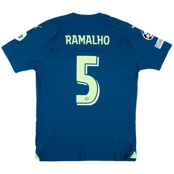 2023-24 PSV Match Issue Champions League Third Shirt Ramalho #5