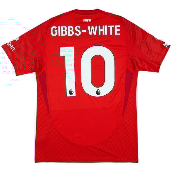 2024-25 Nottingham Forest Match Issue Home Shirt Gibbs-White #10