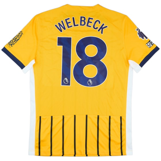 2024-25 Brighton Match Issue Away Shirt Welbeck #18