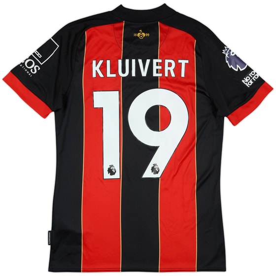 2024-25 Bournemouth Match Issue Home Shirt Kluivert #19