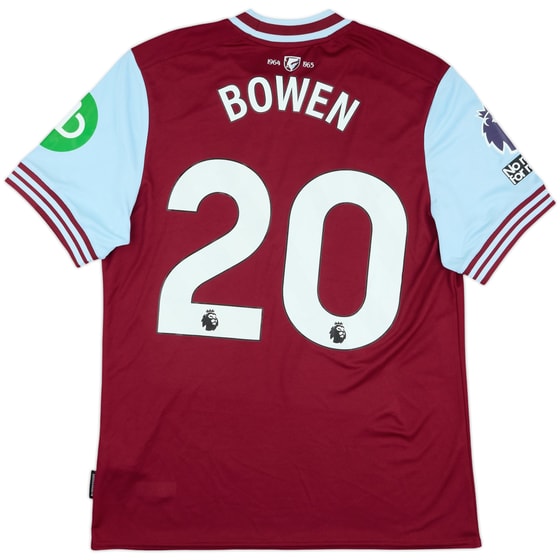 2024-25 West Ham Match Issue Home Shirt Bowen #20