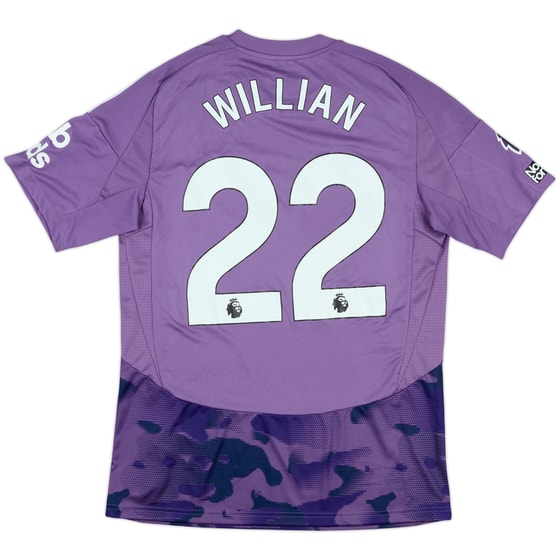 2024-25 Fulham Match Issue Third Shirt Willian #22