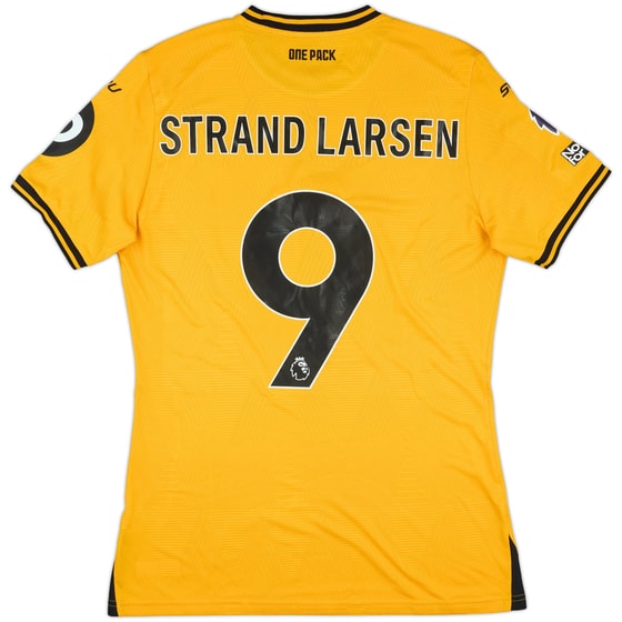 2024-25 Wolves Match Issue Home Shirt Strand Larsen #9