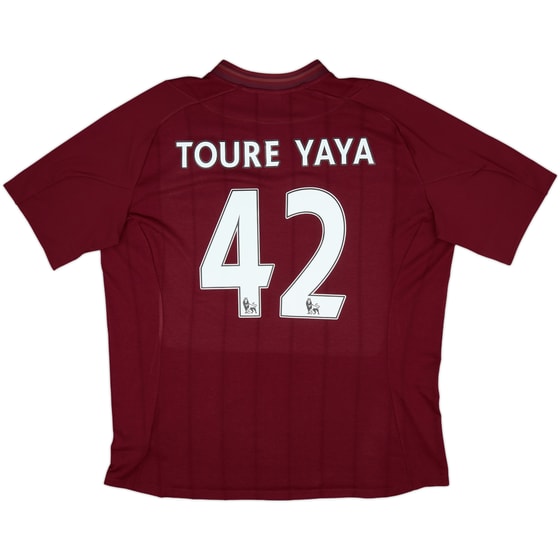 2012-13 Manchester City Away Shirt Toure Yaya #42 - 10/10 - (XL)