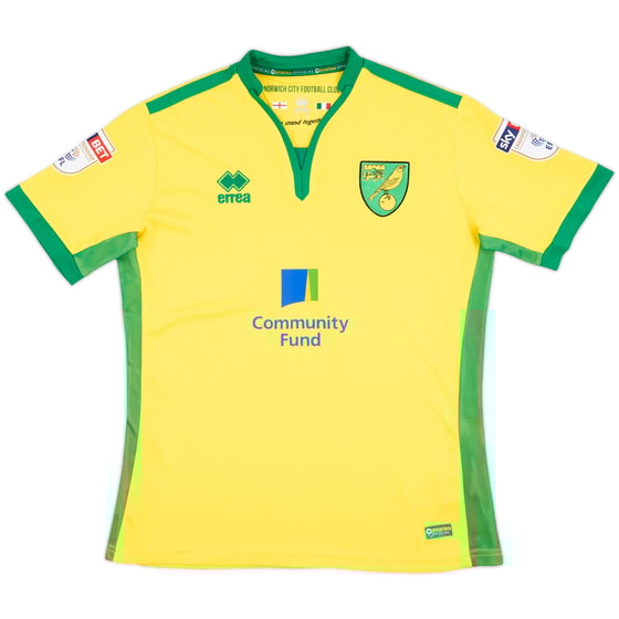 2016-17 Norwich Home Shirt - 7/10 - (M)