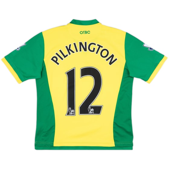 2013-14 Norwich Home Shirt Pilkington #12 - 9/10 - (S)