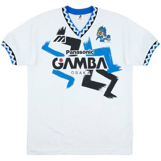 1993-95 Gamba Osaka Mizuno Training Shirt - 8/10 - (L)