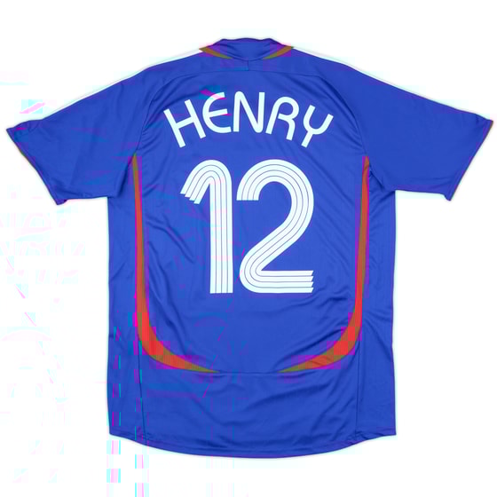 2006-07 France Home Shirt Henry #12 - 9/10 - (M)