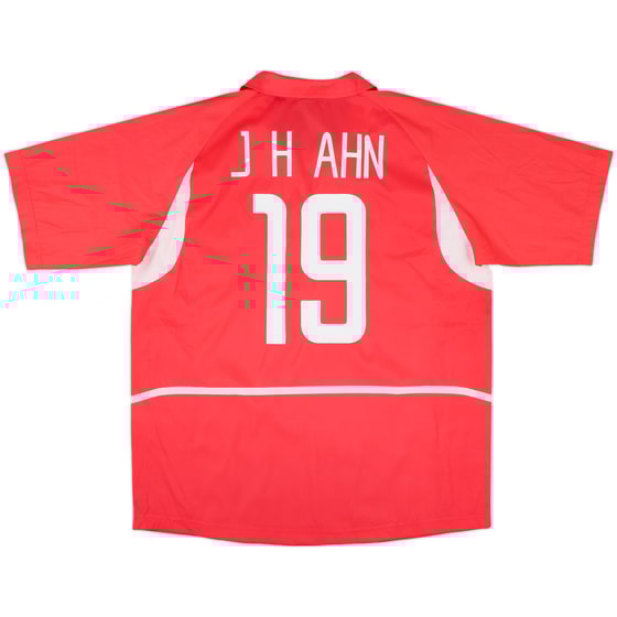 2002-03 South Korea Home Shirt J.H.Ahn #19 - 8/10 - (XL)