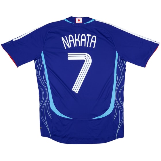 2006-08 Japan Home Shirt Nakata #7 - 8/10 - (M)