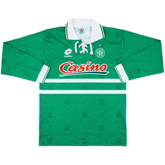 1995-97 Saint Etienne Home L/S Shirt - 8/10 - (L)