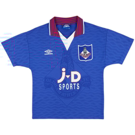 1995-96 Oldham Home Shirt - 7/10 - (Y)