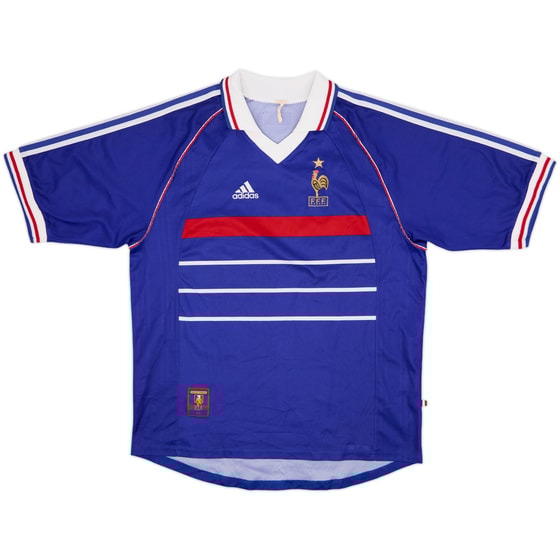 1998-00 France Home Shirt - 8/10 - (XL)