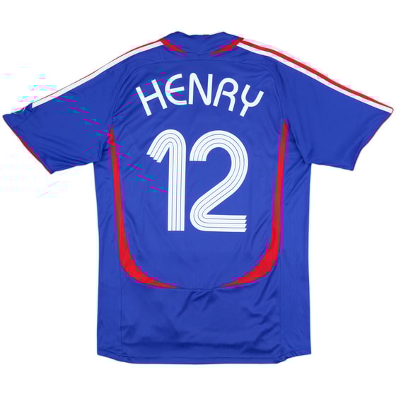 2006-07 France Home Shirt Henry #12 - 8/10 - (L)