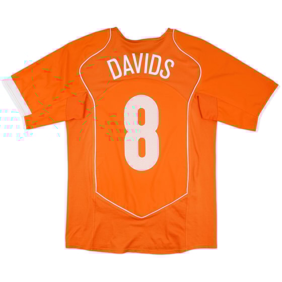 2004-06 Netherlands Home Shirt Davids #8 - 8/10 - (M)
