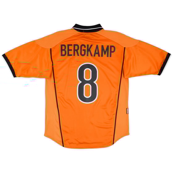 1998-00 Netherlands Home Shirt Bergkamp #8 - 10/10 - (M)