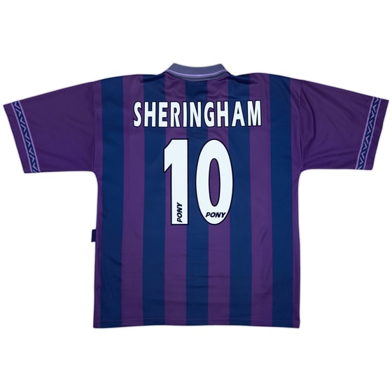 1995-97 Tottenham Away Shirt Sheringham #10 - 8/10 - (L)