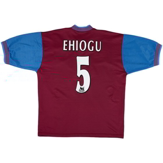 1997-98 Aston Villa Home Shirt Ehiogu #5 - 9/10 - (L)