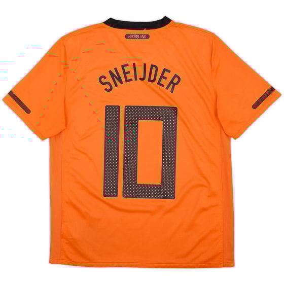 2010-11 Netherlands Home Shirt Sneijder #10 - 8/10 - (M)