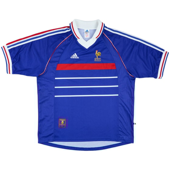 1998-00 France Home Shirt - 8/10 - (XL)
