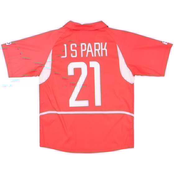 2002-03 South Korea Home Shirt J.S.Park #21 - 10/10 - (M)