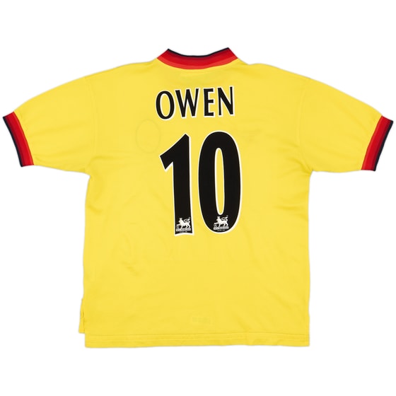 1997-99 Liverpool Away Shirt Owen #10 - 5/10 - (M)