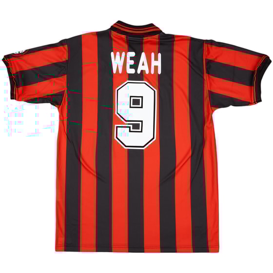 1996-97 AC Milan Home Shirt Weah #9 (L)