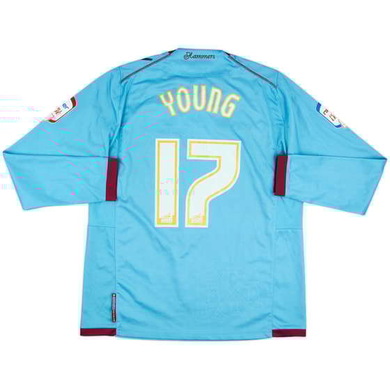 2011-12 West Ham Away L/S Shirt Young #17 - 6/10 - (L)
