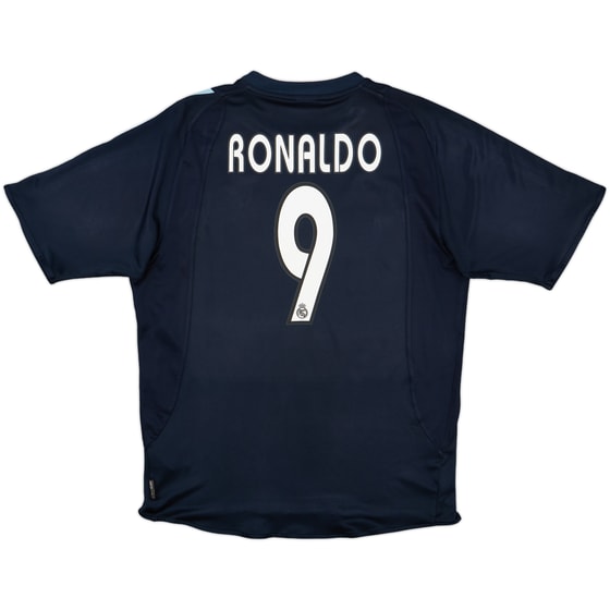 2003-04 Real Madrid Away Shirt Ronaldo #9 - 9/10 - (L)