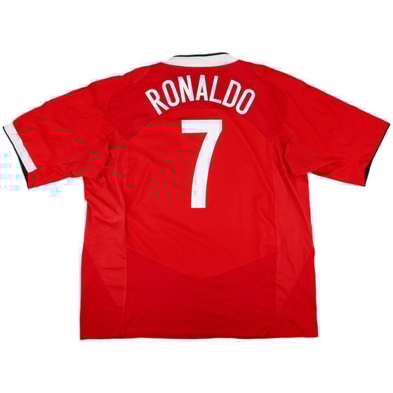 2004-06 Manchester United Home Shirt Ronaldo #7 - 9/10 - (3XL)