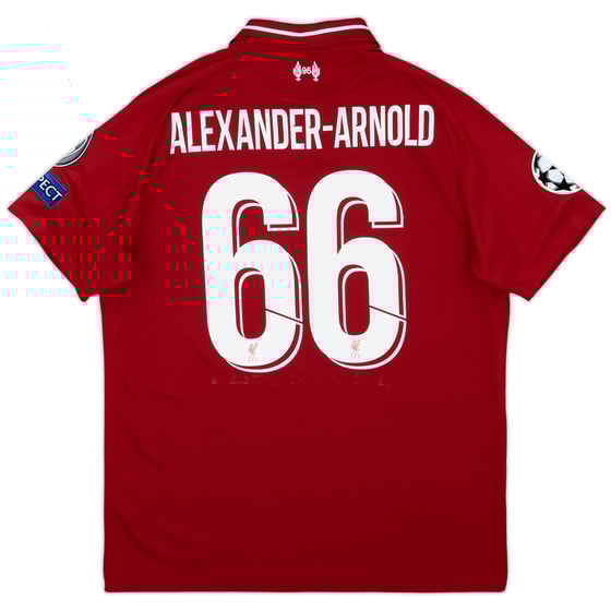 2018-19 Liverpool Home Shirt Alexander-Arnold #66 - 7/10 - (S)