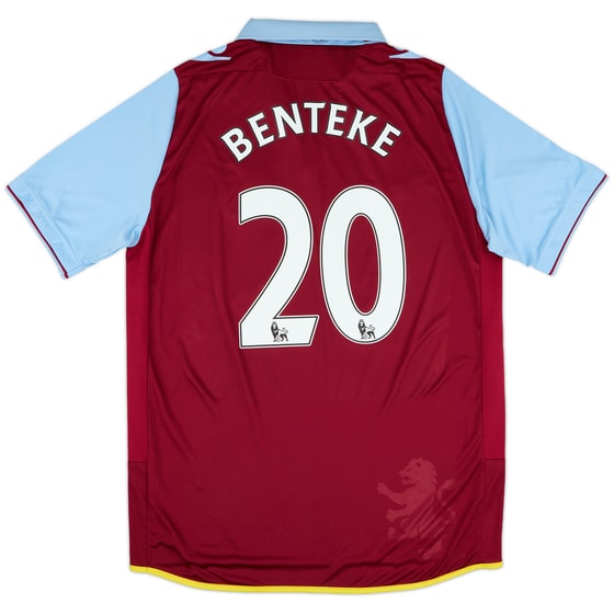 2012-13 Aston Villa Home Shirt Benteke #20 - 6/10 - (L)