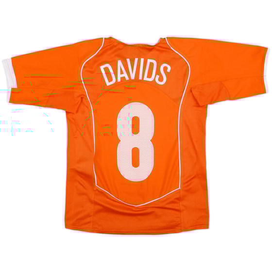 2004-06 Netherlands Home Shirt Davids #8 - 8/10 - (L.Boys)