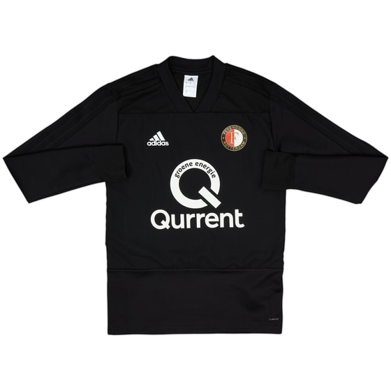 2018-19 Feyenoord adidas Sweat Top - 9/10 - (S)