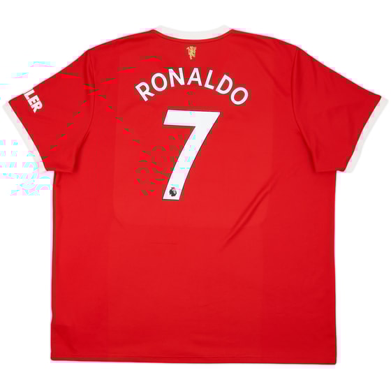 2021-22 Manchester United Home Shirt Ronaldo #7 - 8/10 - (3XL)
