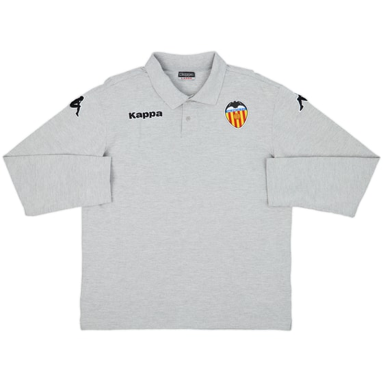 2009-10 Valencia Kappa Polo L/S Shirt - 8/10 - (L)